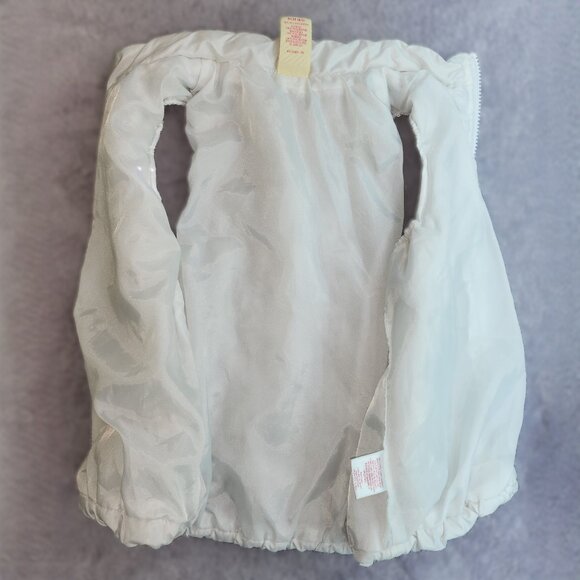 Girls zip front Puffer Vest with Sequins - Picture 2 of 7